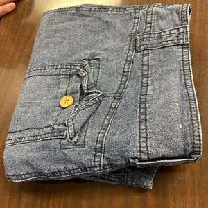 Jean skirt with shorts MN007